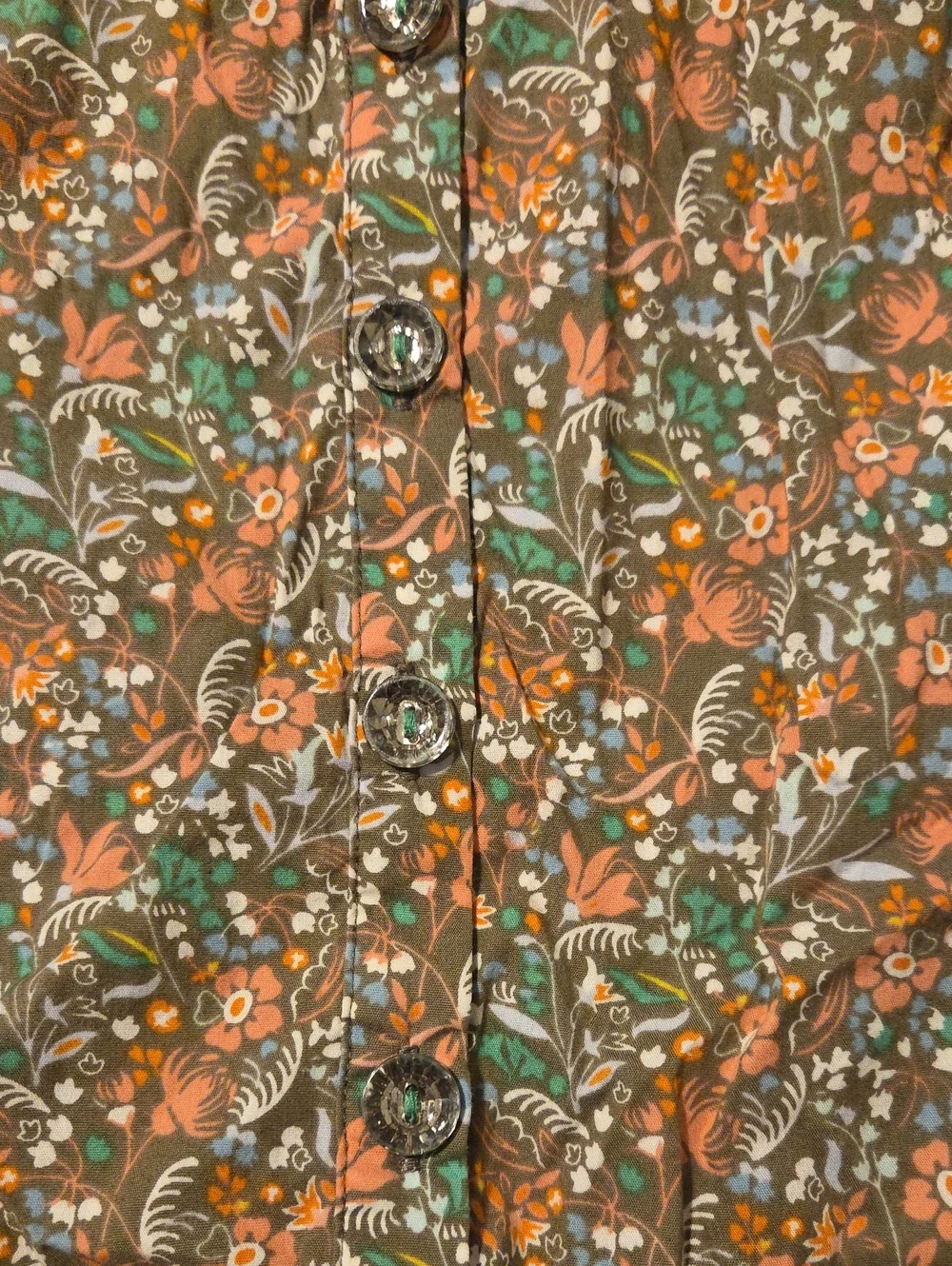 Matilda Jane Vintage Serendipity  Floral Button-Front Dress